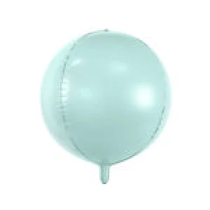 Folijas balons 40cm XL - bumba, tiffany/mint Folijas balons 40cm XL - bumba, tiffany/mint