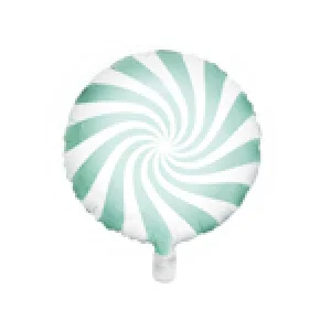 Folijas balons 45cm, Konfekte, zaļa Folijas balons 45cm, Konfekte, zaļa