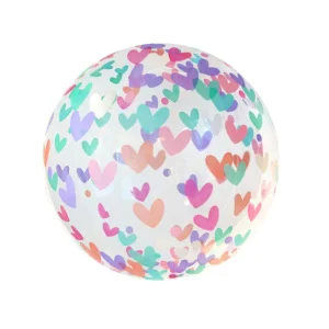 Folijas balons Mīlu - Sirsniņas, 46cm bumba, crystal Folijas balons Mīlu - Sirsniņas, 46cm bumba, crystal