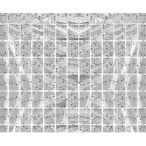 Folijas aizkars 100x200cm sudraba, metālisks, kvadrāti ar zvaigznēm Folijas aizkars 100x200cm sudraba, metālisks, kvadrāti ar zvaigznēm