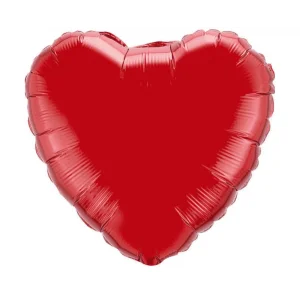 Folijas balons sirds, sarkana, Flexmetal, 81cm, Jumbo Folijas balons sirds, sarkana, Flexmetal, 81cm, Jumbo