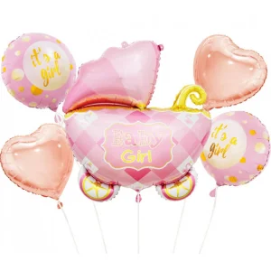 Folijas baloni Mazuļiem - Baby Girl, komplekts Folijas baloni Mazuļiem - Baby Girl, komplekts