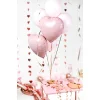 Folijas balons sirds, rozā, gaiši, maigi, 45cm