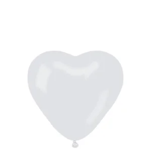Baloni 44cm, GEMAR - balta sirds
