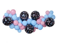 Balonu virtene puika vai meitene 65 baloni+lentīte (DIY)