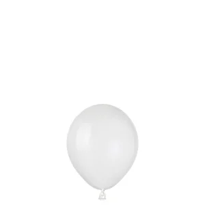 Balti Gemar pasteļbaloni 13 cm, 100 gab.