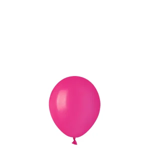 Fuksiju rozā Gemar pasteļbaloni 13 cm, 100 gab.