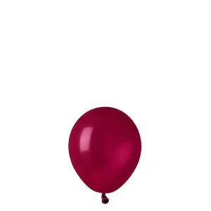 Bordo krāsas Gemar kristāla baloni 13 cm, 100 gab.