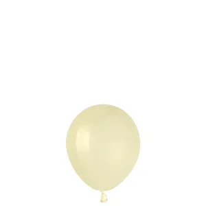 Sviesta dzelteni Gemar pasteļbaloni 13 cm, 100 gab.
