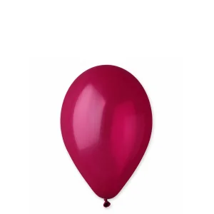 Bordo krāsas Gemar kristāla baloni 30 cm, 100 gab.