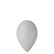Gaiši pelēki Gemar pasteļbaloni 26 cm