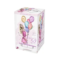 Balons ar hēliju - gāze 50 gab. 23cm baloniem