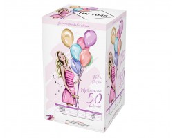 Balons ar hēliju - gāze 50 gab. 23cm baloniem