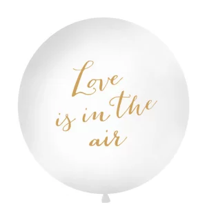 Baloni balti, 89cm, Love is in the air, JUMBO Baloni balti, 89cm, Love is in the air, JUMBO