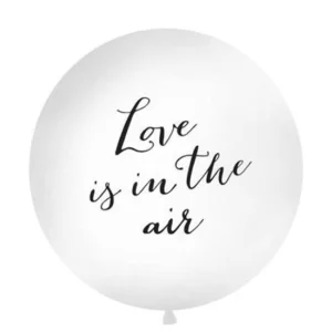 Baloni balti, 89cm, Love is in the air, JUMBO Baloni balti, 89cm, Love is in the air, JUMBO