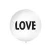 Baloni balti, 89cm, LOVE, JUMBO Baloni balti, 89cm, LOVE, JUMBO