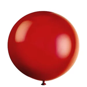 Baloni sarkani, caurspīdīgi, 89cm, JUMBO Baloni sarkani, caurspīdīgi, 89cm, JUMBO