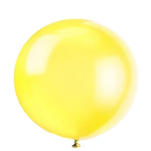 Baloni dzelteni, caurspīdīgi, 89cm, JUMBO Baloni dzelteni, caurspīdīgi, 89cm, JUMBO
