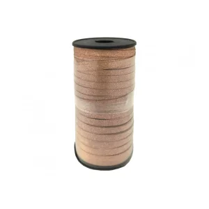 Lentīte rozā zelta, ar gliteriem, 5mm (92m)
