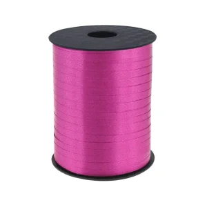 Lentīte rozā, fuksiju, plastikāta 5mm (458m)