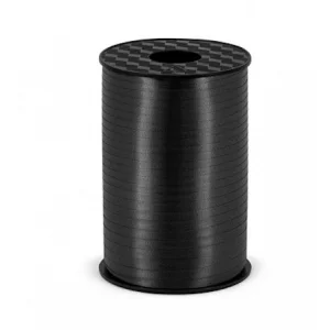 Lentīte melna, plastikāta, 5mm (225m)