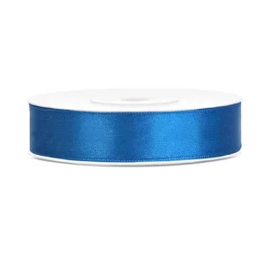 Lentīte zila, satīna, 12mm (25m) Lentīte zila, satīna, 12mm (25m)