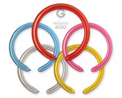 Baloni figūru veidošanai GEMAR DM4 - 100 gab. pērļu, metallic Mix