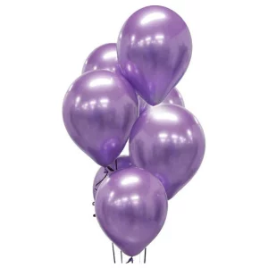 Violeti Platinum hroma baloni 30 cm