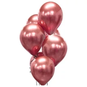 Aveņu sarkani Platinum hroma baloni 30 cm Aveņu sarkani Platinum hroma baloni 30 cm