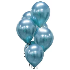 Zili Platinum hroma baloni 30 cm