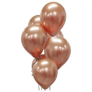 Rozā zelta Platinum hroma baloni 30 cm Rozā zelta Platinum hroma baloni 30 cm