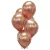 Baloni metāliski, hroma, zelta, rozā, platinum, 30 cm