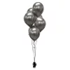 Baloni metāliski, hroma, sudraba, tumši, platinum, 30 cm Baloni metāliski, hroma, sudraba, tumši, platinum, 30 cm