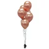Rozā zelta Platinum hroma baloni 30 cm