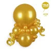 Baloni pērļu, zelta, GEMAR, 29cm Baloni pērļu, zelta, GEMAR, 29cm