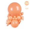 Persiku krāsas Gemar pasteļbaloni 30 cm