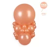 Persiku krāsas Gemar pērļu baloni 30 cm