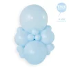 Pūdera zili Gemar pasteļbaloni 30 cm