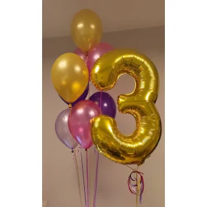 XL cipars + 7 baloni — HBC-6