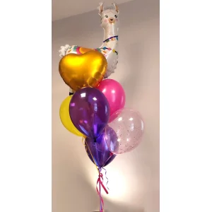 Lama: 7 balonu pušķis — HBF-7 Lama: 7 balonu pušķis — HBF-7