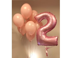 Cipars L, Smart  un deviņu balonu pušķis