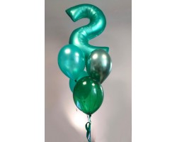 Cipars L, Smart četru balonu pušķī Cipars L, Smart četru balonu pušķī