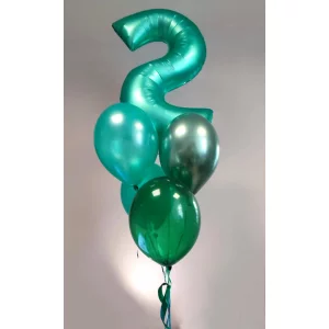 Cipars L, Smart četru balonu pušķī Cipars L, Smart četru balonu pušķī