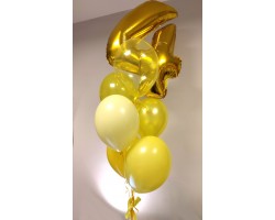 Cipars L, Smart sešu balonu pušķī Cipars L, Smart sešu balonu pušķī