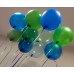 Hēlija balonu pušķis, 11 gab, brīvais