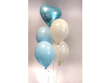 Hēlija balonu pušķis - 5 baloni