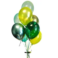 8 balonu pušķis — HBS-18