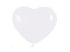 Baloni 24,5cm - balta sirds