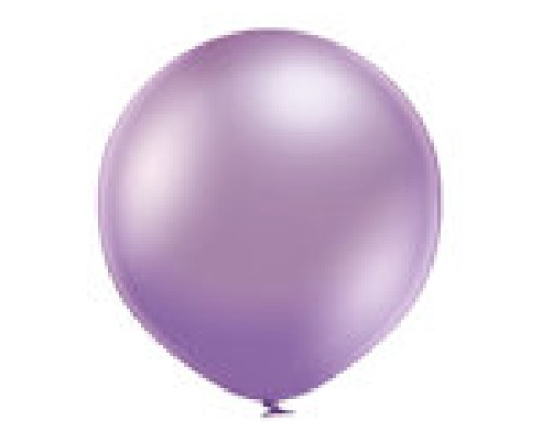 Baloni metāliski, hroma, lillā, Belbal, 60 cm, XL