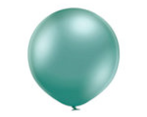 Baloni metāliski, hroma, zaļi, mint, Belbal, 60 cm, XL
